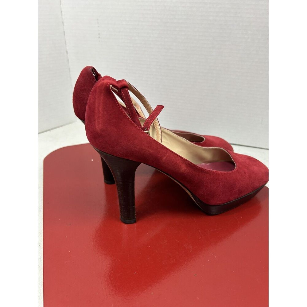 Kate‎ Spade New York Womens Red Patent Heels Mary Janes Shoes Size 8.5B Italy - Picture 6 of 12